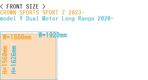 #CROWN SPORTS SPORT Z 2023- + model Y Dual Motor Long Range 2020-